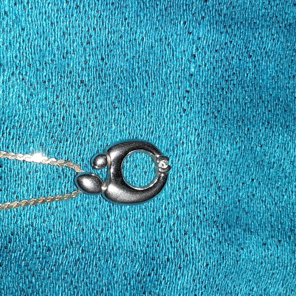 SS Mom necklace with diamond